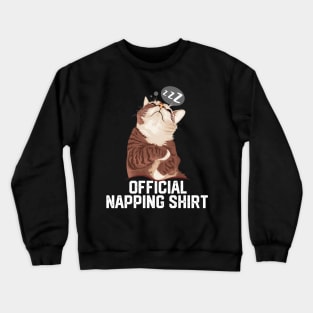 official napping shirt Crewneck Sweatshirt